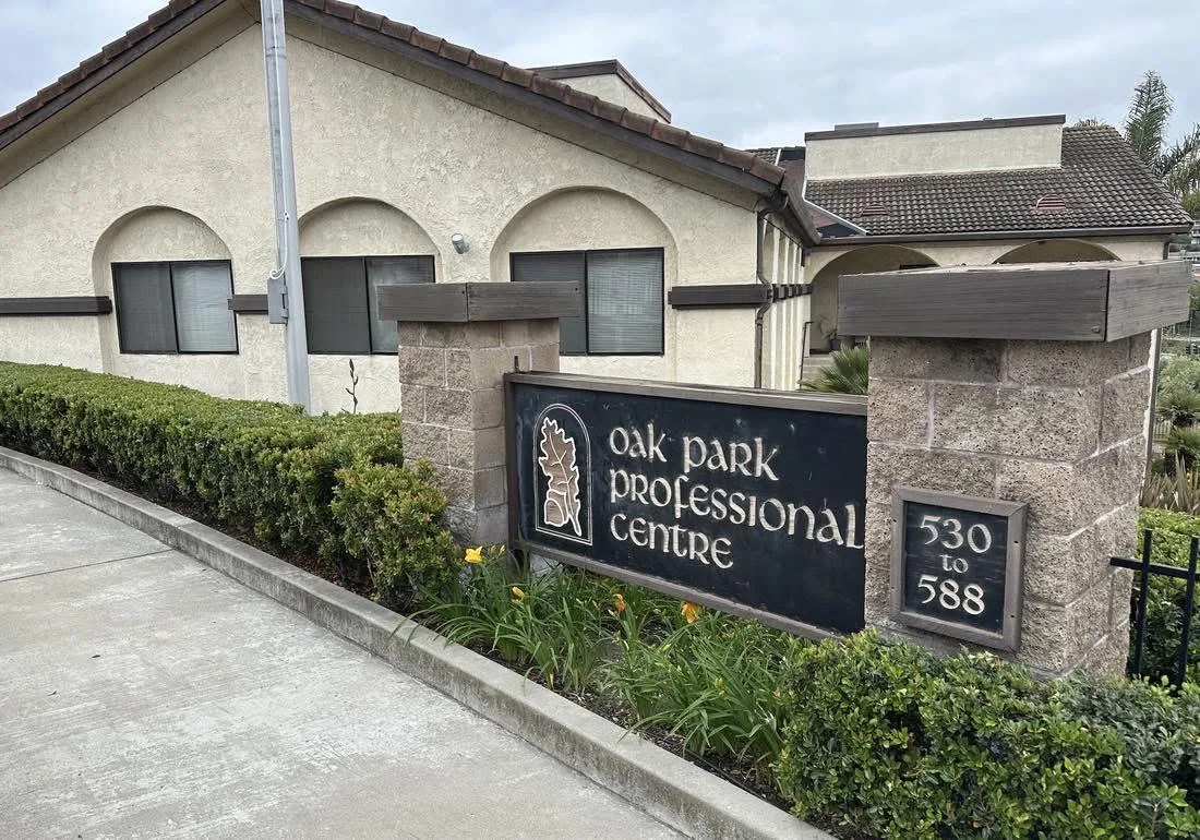 Oak Park Professional Centre exterior at Five Cities Cowork 558 Camino Mercado Arroyo Grande